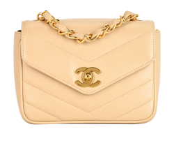 Mini Square Flap Chevron